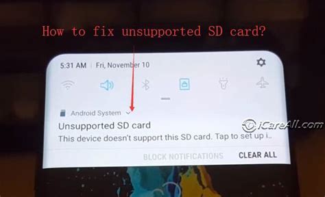 samsung smart tv can't read sd card on phone|samsung sd card problems.